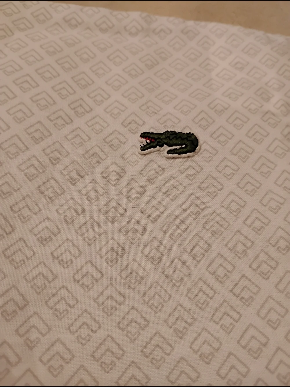 Lacoste pillowcase new
